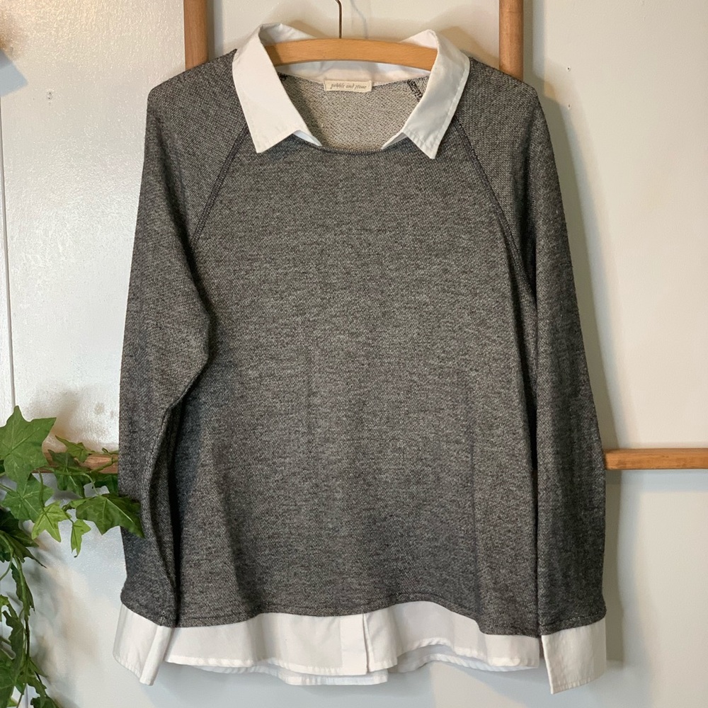 PEBBLE & STONE top Sz L
